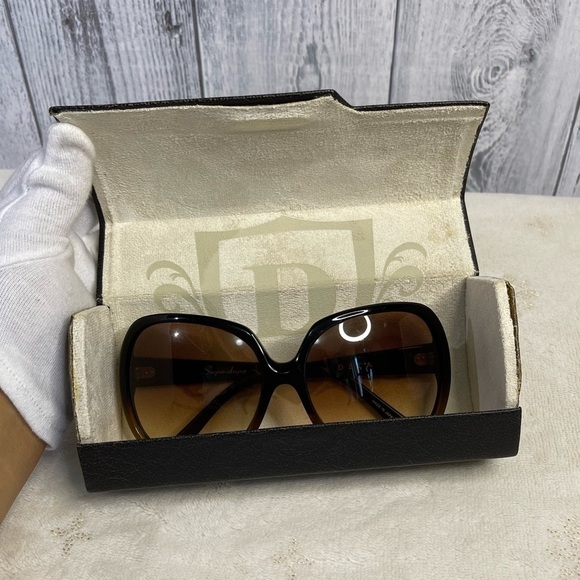DITA supadupa oversized sunglasses in brown/ black - Picture 9 of 12